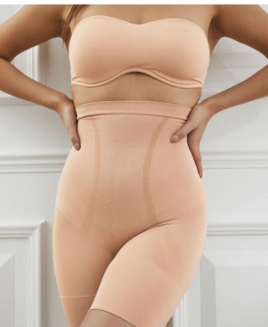 SculptEase™ High-Waist Tummy Control Shapewear for Women – Seamless Slim Fit Body Shaper Shorts