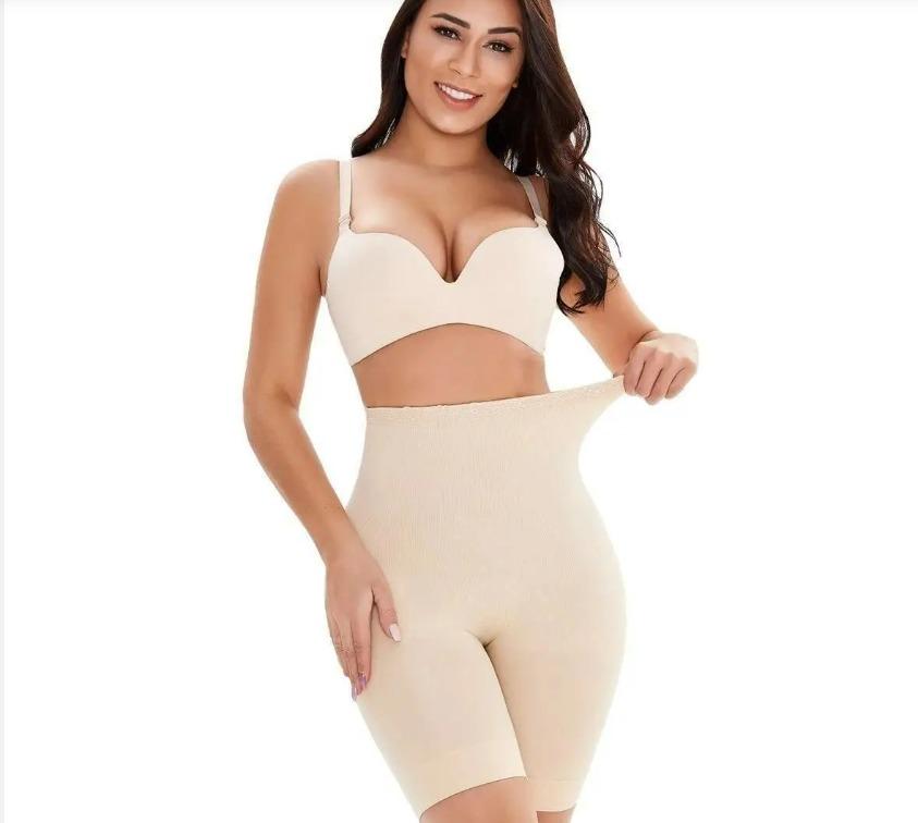 SculptEase™ High-Waist Tummy Control Shapewear for Women – Seamless Slim Fit Body Shaper Shorts